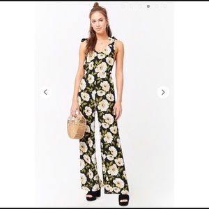 Floral Print Jumpsuit